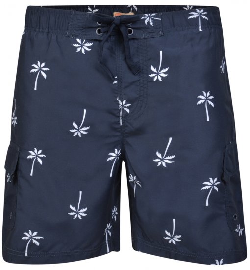 Kam Jeans 323 Swim Shorts Navy - Alsónemű & strandruhák - Nagyméretű Alsónemű 2XL-8XL