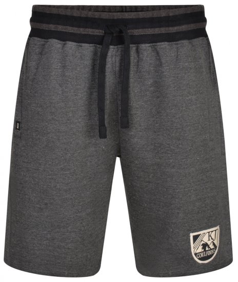 Kam Jeans 327 Jersey Shorts Charcoal - Melegítőnadrág & rövidnadrág - Melegítőnadrág & Melegítő Rövidnadrág 2XL-12XL