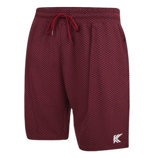 Kam Jeans 3305 Jaquard Mesh Shorts Burgundy - Melegítőnadrág & rövidnadrág - Melegítőnadrág & Melegítő Rövidnadrág 2XL-12XL