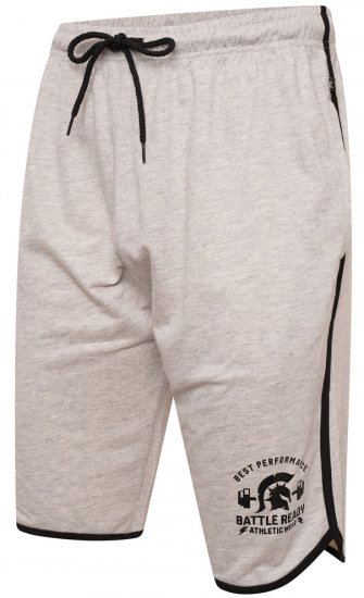Kam Jeans 3308 Gym Jog Shorts Grey - Melegítőnadrág & rövidnadrág - Melegítőnadrág & Melegítő Rövidnadrág 2XL-12XL