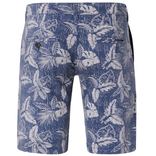 Kam Jeans 340 Dress Shorts Denim Blue - Rövidnadrág - Nagyméretű Rövidnadrág W40-W60