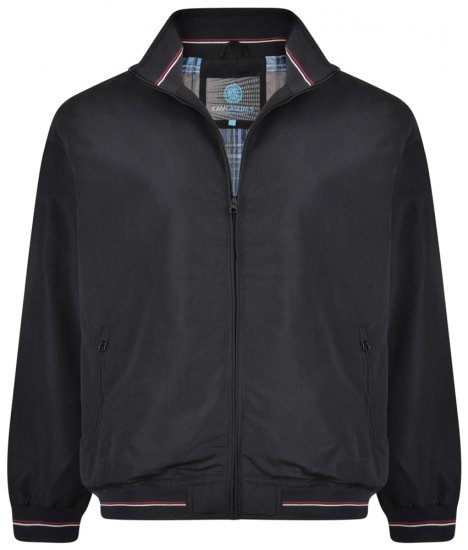 Kam Jeans 440 Jacket Black - Kabátok - Nagyméretű Kabátok - 2XL-8XL
