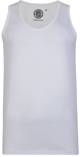 Kam Jeans 500 Tank Top White - Pólók - Nagyméretű pólók - 2XL-14XL