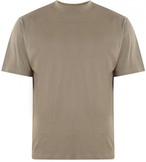 Kam Jeans T-shirt Olive - Pólók - Nagyméretű pólók - 2XL-14XL