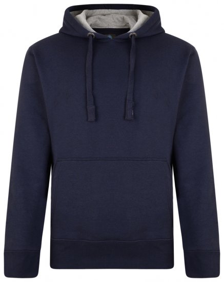 Kam Jeans Crew Neck Hoodie Navy - Pulóverek & kapucnis pulóverek - Pulóverek & Kapucnis pulóver 2XL-12XL