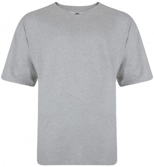 Kam Jeans V-neck T-shirt Grey - Pólók - Nagyméretű pólók - 2XL-14XL