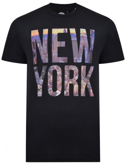 Kam Jeans 5257 T-shirt Black - Pólók - Nagyméretű pólók - 2XL-14XL