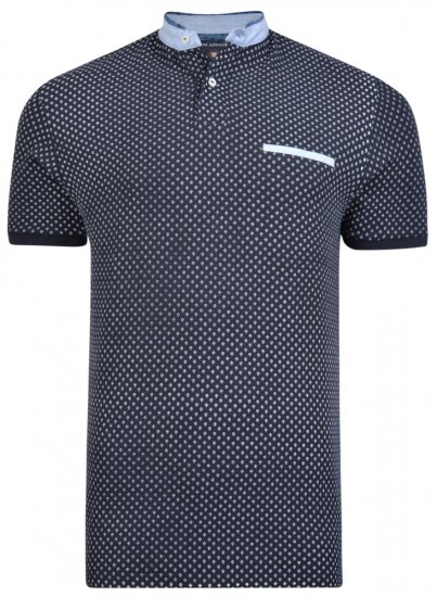 Kam Jeans 5269 Polo Black - Pólóingek - Galléros Pólók 2XL-8XL - Pólóingek 2XL-8XL