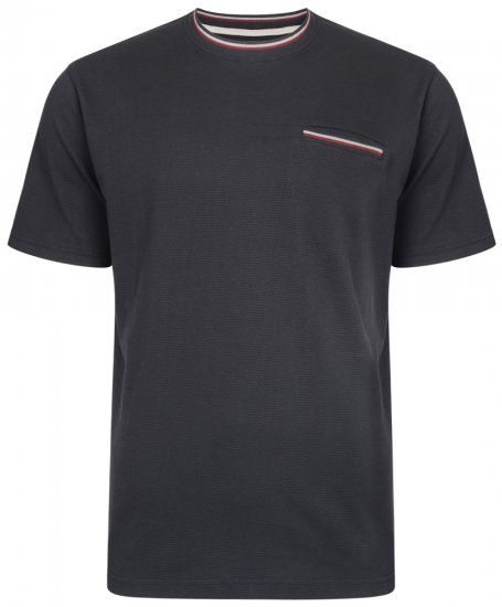 Kam Jeans 5285 T-shirt Black - Pólók - Nagyméretű pólók - 2XL-14XL