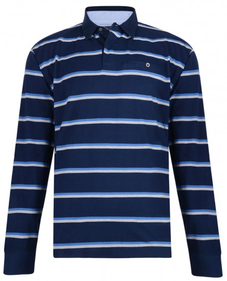 Kam Jeans 5297 Polo Navy - Pólóingek - Galléros Pólók 2XL-8XL - Pólóingek 2XL-8XL