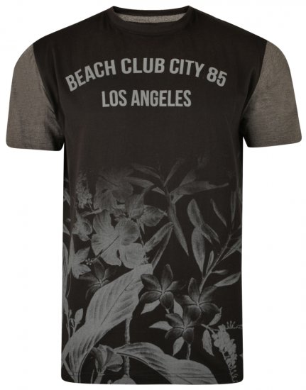 Kam Jeans 5313 T-shirt Black - Pólók - Nagyméretű pólók - 2XL-14XL