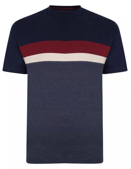 Kam Jeans 5356 Cut&Saw T-shirt Navy - Pólók - Nagyméretű pólók - 2XL-14XL