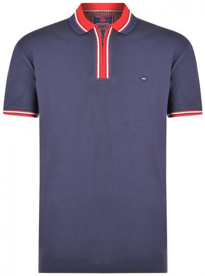 Kam Jeans 5409 Polo Navy - Pólóingek - Galléros Pólók 2XL-8XL - Pólóingek 2XL-8XL