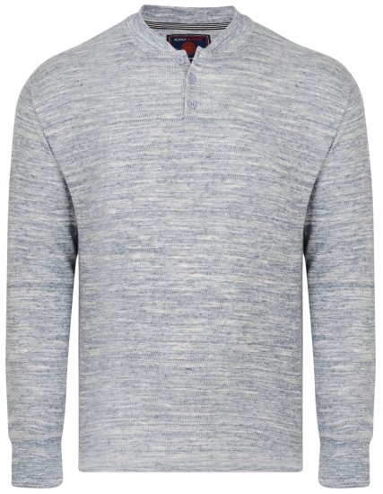 Kam Jeans 5424 Button collar Sweatshirt - Pulóverek & kapucnis pulóverek - Pulóverek & Kapucnis pulóver 2XL-12XL
