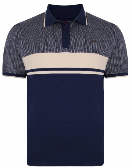 Kam Jeans 5438 Textured Weave Polo - Pólóingek - Galléros Pólók 2XL-8XL - Pólóingek 2XL-8XL