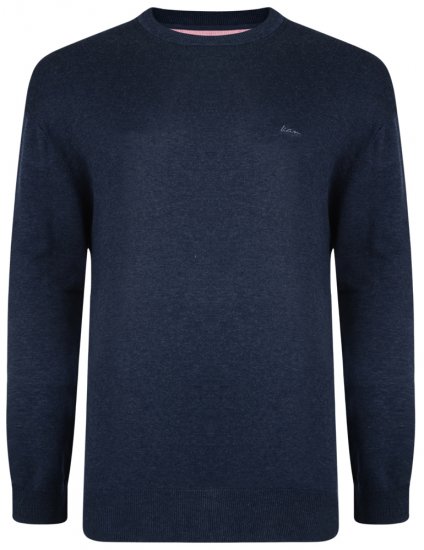 Kam Jeans Knitted Sweater Denim - Pulóverek & Kapucnis pulóverek - Pulóverek & Kapucnis pulóver 2XL-12XL