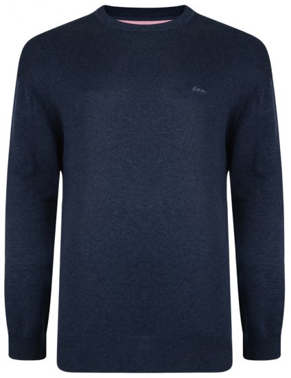 Kam Jeans Knitted Sweater Denim - Pulóverek & kapucnis pulóverek - Pulóverek & Kapucnis pulóver 2XL-12XL