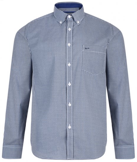 Kam Jeans 6177 Long Sleeve Shirt Denim Blue - Ingek - Ingek 2XL-10XL