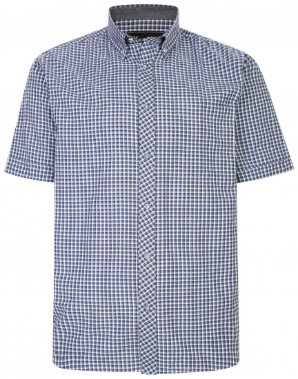 Kam Jeans 6219 Short sleeve Shirt Charcoal - Ingek - Ingek 2XL-10XL