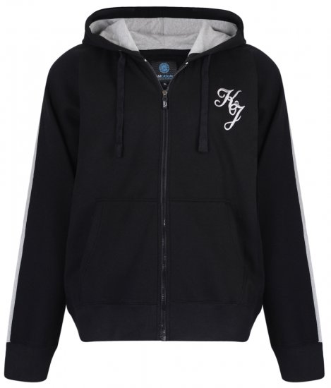 Kam Jeans 7005 Hoodie Black - Pulóverek & kapucnis pulóverek - Pulóverek & Kapucnis pulóver 2XL-12XL