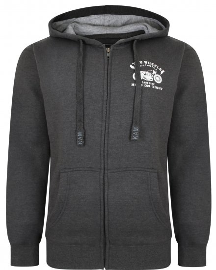 Kam Jeans 7043 Full Throttle Hoodie - Pulóverek & kapucnis pulóverek - Pulóverek & Kapucnis pulóver 2XL-12XL