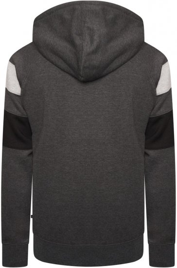 Kam Jeans 7068 Cut & Sew Over Head Hoody Charcoal - Pulóverek & kapucnis pulóverek - Pulóverek & Kapucnis pulóver 2XL-12XL