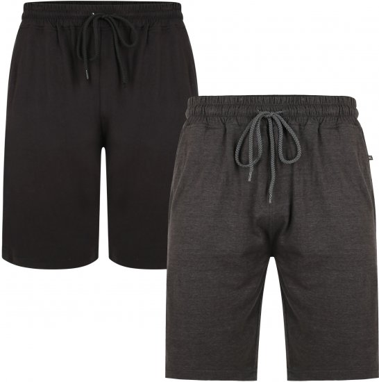Kam Jeans 885 Jersey Shorts Twin Pack - Melegítőnadrág & rövidnadrág - Melegítőnadrág & Melegítő Rövidnadrág 2XL-12XL