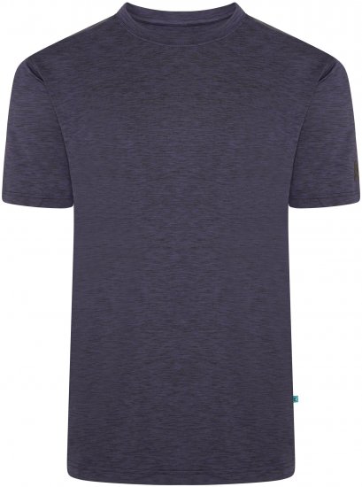 Kam Jeans AP001 XT Active Performance Marl Tee Indigo - Pólók - Nagyméretű pólók - 2XL-14XL