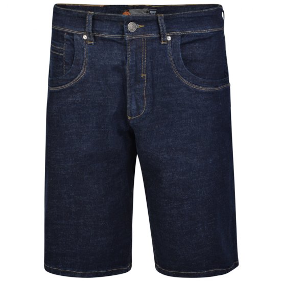 Kam Jeans Benjamin Shorts Indigo - Rövidnadrág - Nagyméretű Rövidnadrág W40-W60