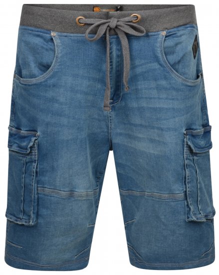Kam Jeans Dito Denim Shorts Light Used - Rövidnadrág - Nagyméretű Rövidnadrág W40-W60