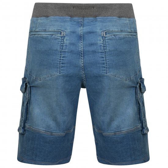 Kam Jeans Dito Denim Shorts Light Used - Rövidnadrág - Nagyméretű Rövidnadrág W40-W60