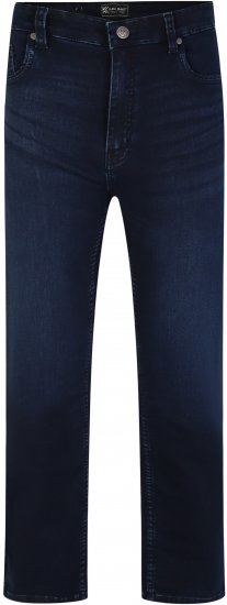 Kam Jeans Nunez Knitted Denim Stretch Fashion Jeans Dark Blue - Farmer & nadrág - Farmer és nadrág - W40-W70