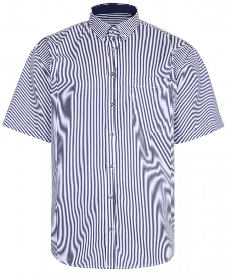 Kam Jeans 643 Premium Short Sleeve Shirt Navy - Ingek - Ingek 2XL-10XL