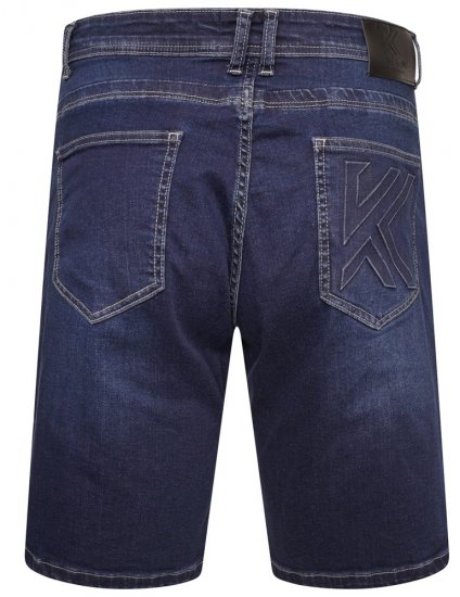 Kam Jeans Vigo2 Jeans Shorts Dark Used - Rövidnadrág - Nagyméretű Rövidnadrág W40-W60