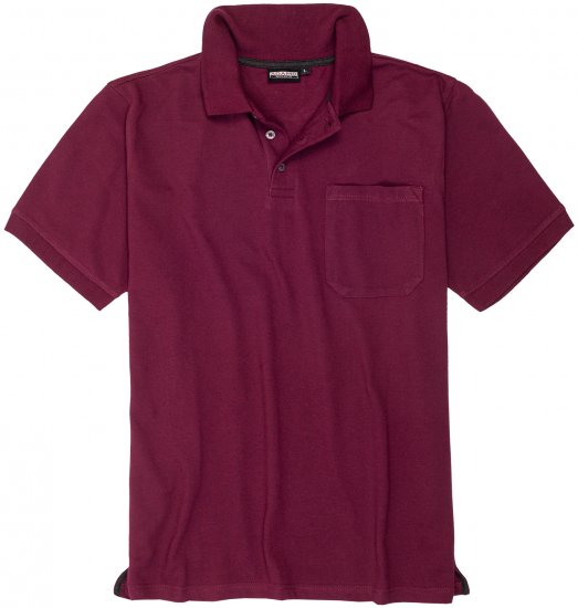 Adamo Klaas Regular fit Polo Shirt with Pocket Blackberry - Pólóingek - Galléros Pólók 2XL-8XL - Pólóingek 2XL-8XL