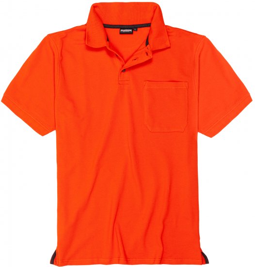 Adamo Klaas Regular fit Polo Shirt with Pocket Orange - Pólóingek - Galléros Pólók 2XL-8XL - Pólóingek 2XL-8XL