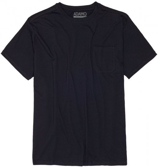 Adamo Kody Regular fit T-shirt with Pocket Navy - Pólók - Nagyméretű pólók - 2XL-14XL