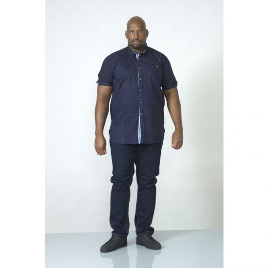 D555 Kurt Printed Short Sleeve Shirt - Ingek - Ingek 2XL-10XL