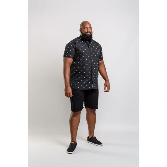 D555 Marley Shirt Black - Ingek - Ingek 2XL-10XL