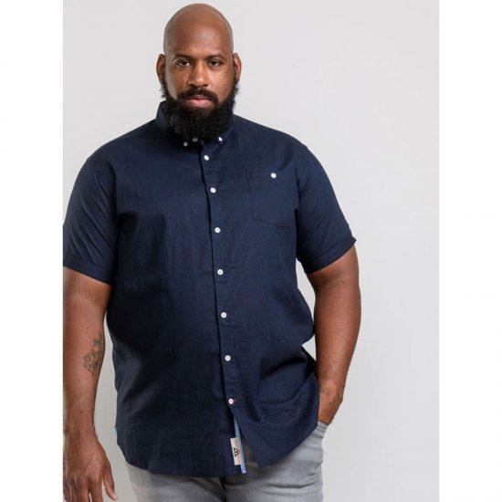 D555 Brixton Shirt Navy - Ingek - Ingek 2XL-10XL