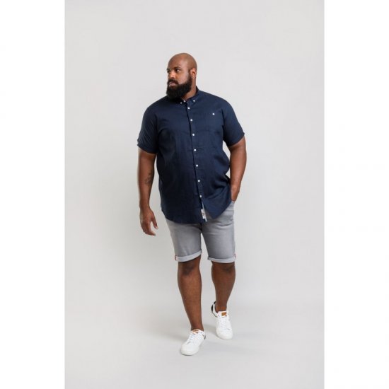 D555 Brixton Shirt Navy - Ingek - Ingek 2XL-10XL