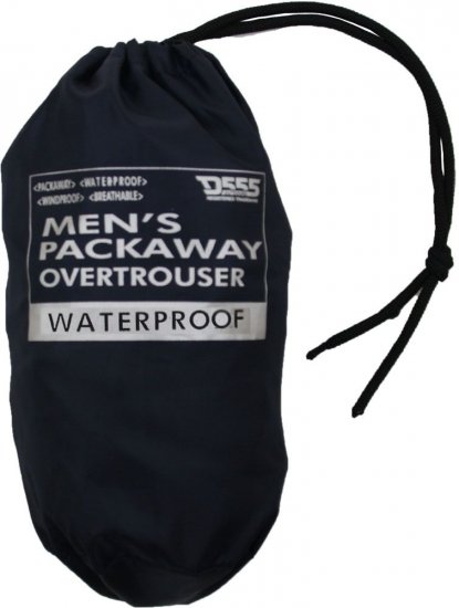 D555 Elba "Packaway" Rain Pants Navy - Sportruházat - Nagyméretű Sportruházat 2XL-10XL