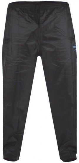 D555 Elba "Packaway" Rain Pants Black - Sportruházat - Nagyméretű Sportruházat 2XL-10XL
