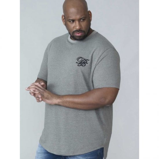 D555 Agler Waffle T-shirt Khaki - Pólók - Nagyméretű pólók - 2XL-14XL