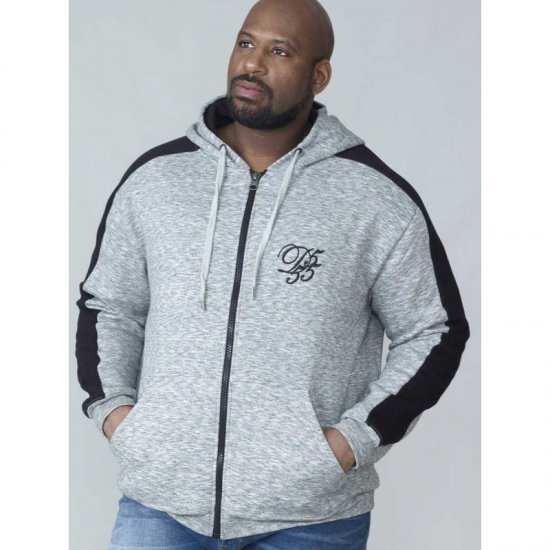 D555 Ronnie Full zip Hoodie - Pulóverek & kapucnis pulóverek - Pulóverek & Kapucnis pulóver 2XL-12XL