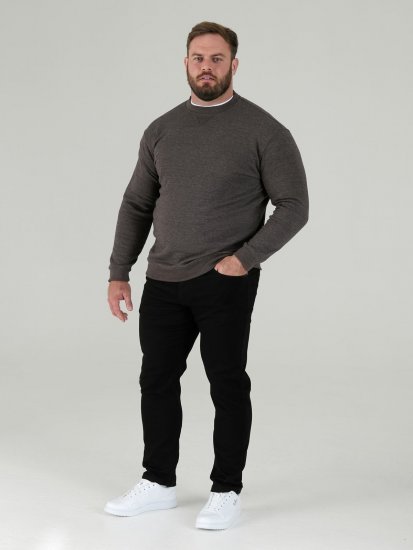 D555 Sweat Sweatshirt Grey - Pulóverek & kapucnis pulóverek - Pulóverek & Kapucnis pulóver 2XL-12XL