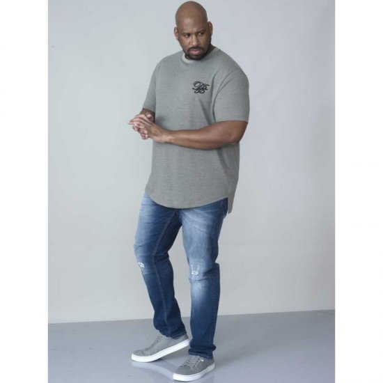 D555 Agler Waffle T-shirt Khaki - Pólók - Nagyméretű pólók - 2XL-14XL
