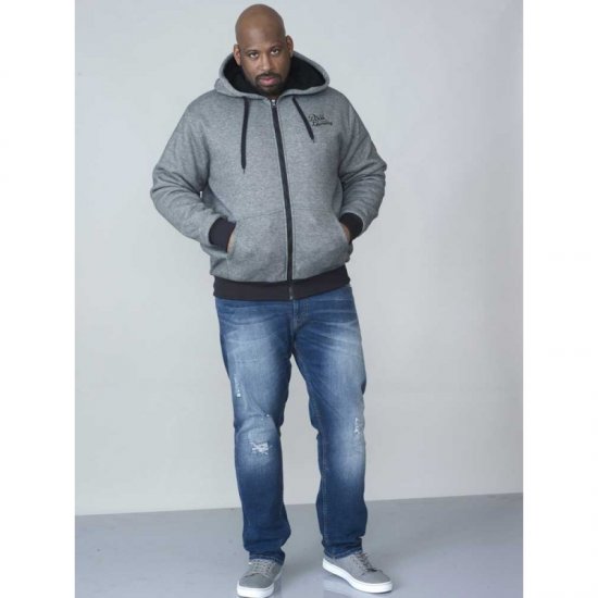 D555 William Sherpa Lined Hoodie - Pulóverek & kapucnis pulóverek - Pulóverek & Kapucnis pulóver 2XL-12XL