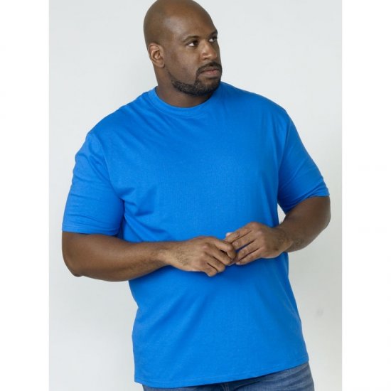 D555 Flyers Crew Neck T-shirt Blue - Pólók - Nagyméretű pólók - 2XL-14XL