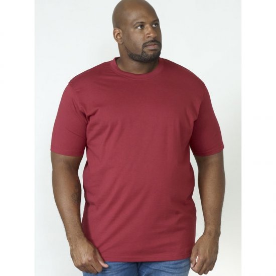 D555 Flyers Crew Neck T-shirt Red - Pólók - Nagyméretű pólók - 2XL-14XL